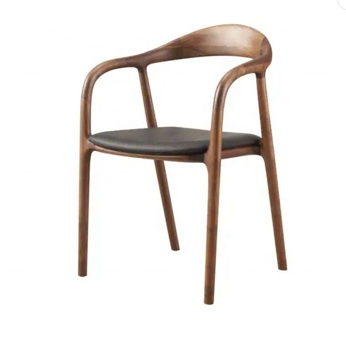 Solid Wood Dining Chair for Restaurant and Dining Room Weight Limit 150kg Design Style EUROPEAN