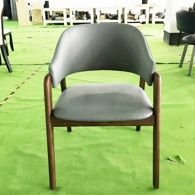 Modern Customize Upholstery Chair for Restaurant Hotel Solid Wood Furniture Dining Chair from Workshop
