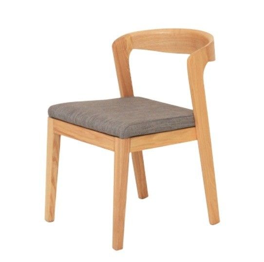Modern Nordic Design Solid Wood PU Leather Dining Room Chair with Nitrolacquer Finish and Mail Packing