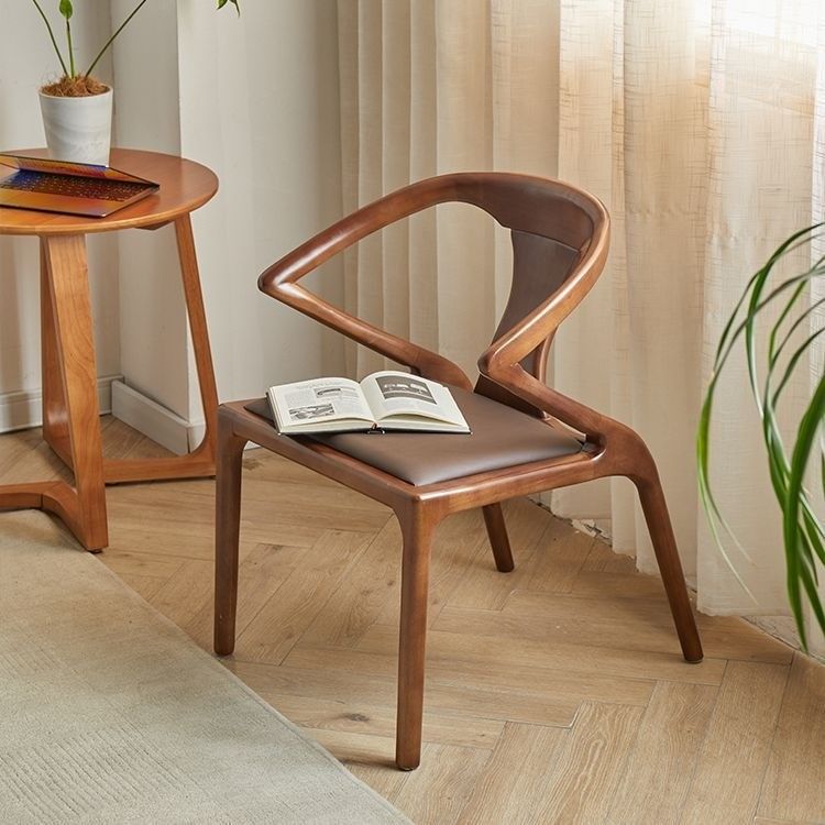 2023 Wood Restaurant Chair Black/Natural/Walnut/Customized Wood Dining Chairs for Hotel Dining