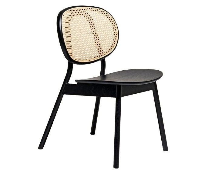 Experience the Perfect Blend of Classic and Modern with Fabric Covered Wood Dining Chair in Italian Style