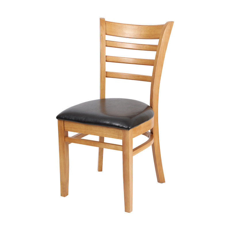 Armless Brown/Walnut/Natural Wooden Dining Room Chairs W39*D42*H75CM for Nordic Style Hotel and Restaurant