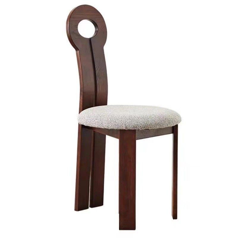 Hotel Restaurant Furniture Comfortable Solid Wood Dining Chair with Fabric Cushion W40*D47*H90CM