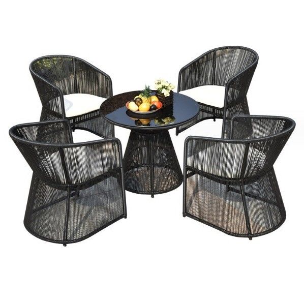 Metal Dining Chair Italian Style Wood Cafe Chair for Modern Luxury Outdoor Seating