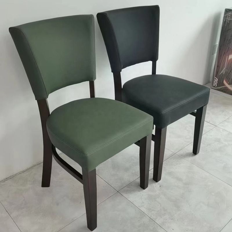 OEM Wooden Dining Chair With Wood Legs for Nordic Fabric PU Leather Banquet Hotel Restaurant Event and Adjustable Design