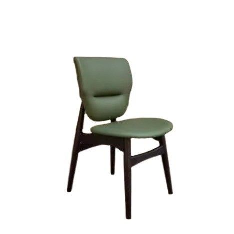 Modern Dining Room Furniture Upholstered Leather Wood Chair in Traditional Design and Customized Color