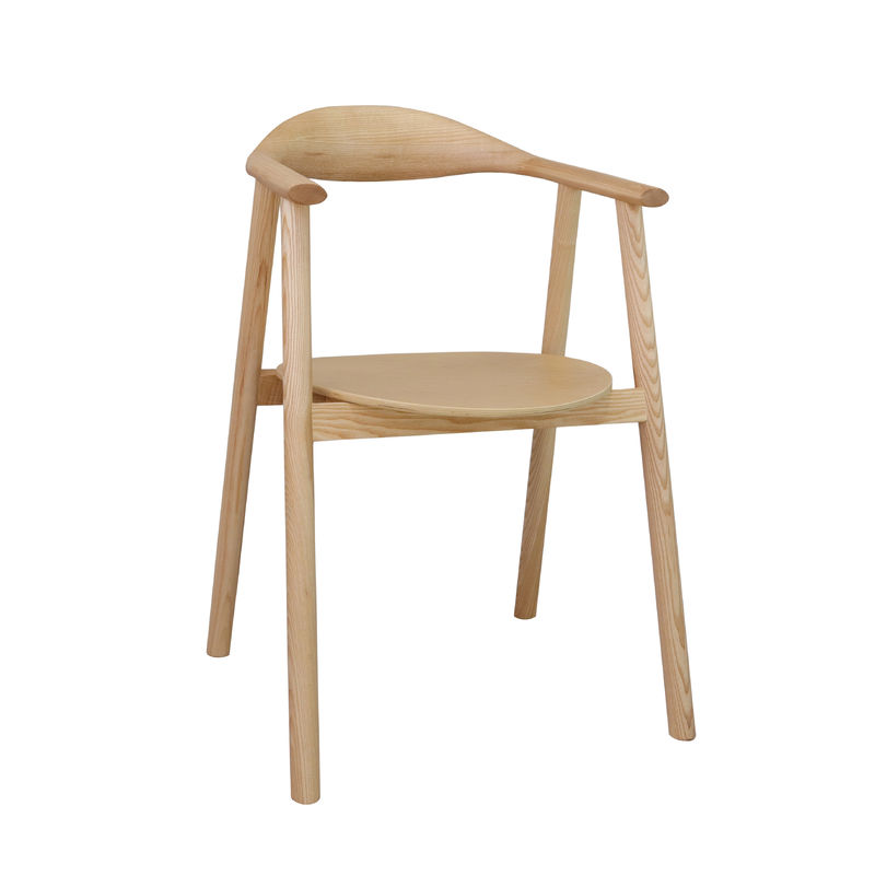 Luxury Modern Nordic Solid Ash Wood Dining Chair For Dining Room W55*D47.5*H74.5 cm with OEM Service Accepted