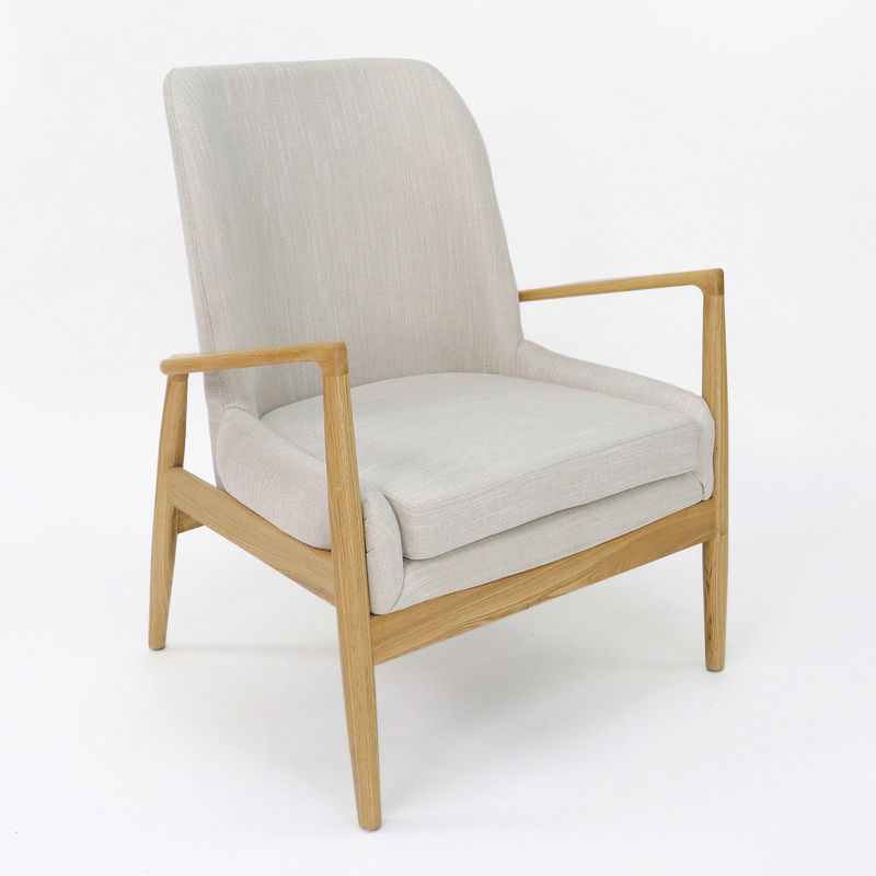 Modern Design Solid Wood Frame Leisure Sofa Chair for Living Room Nordic Luxury Lounge Chair